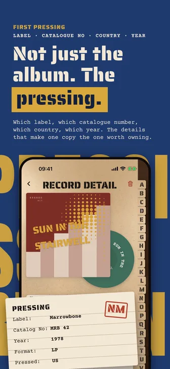 First Pressing: pressing details, not just the album